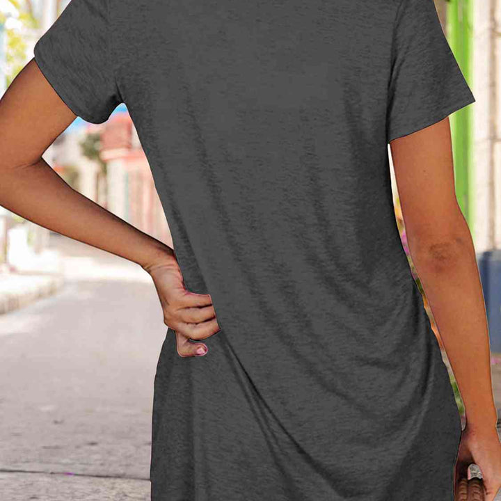 Full Size Round Neck Short Sleeve Jack-O'-Lantern Graphic T-Shirt