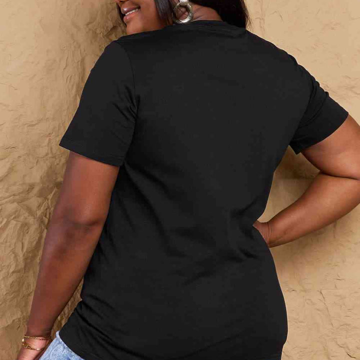 Simply Love Full Size Jack-O'-Lantern Graphic Cotton T-Shirt