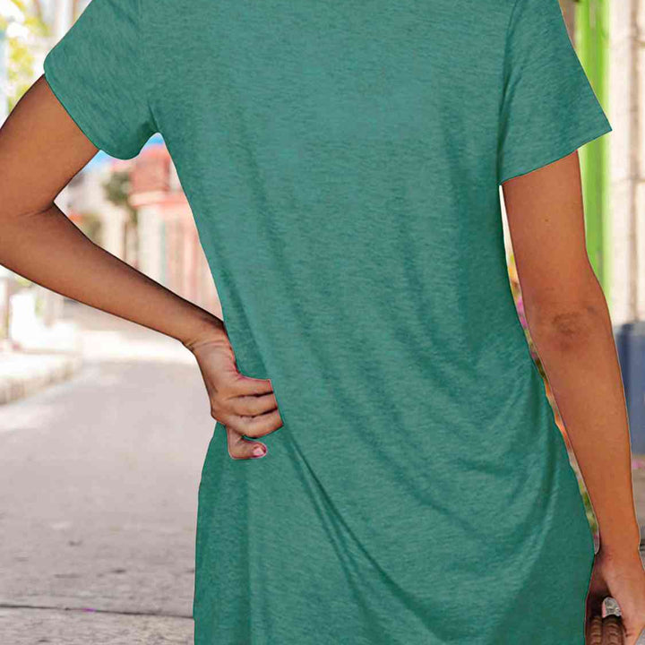 Full Size Round Neck Short Sleeve Jack-O'-Lantern Graphic T-Shirt