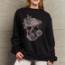 Simply Love Simply Love Full Size Dropped Shoulder SKULL Graphic Sweatshirt