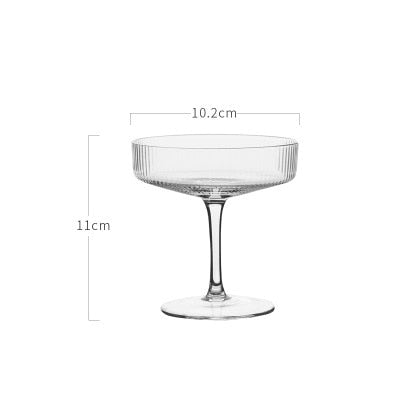 Ins Hot Nodic Style Dessert Cup Simple Cocktail Glass Goblet Dessert Cup Glass Ice Cream Bowl Cold Dish Bowls