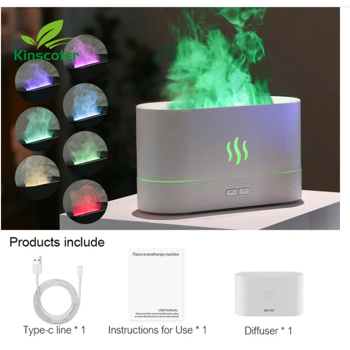 Original Trending Products 2022 New Arrivals Home Appliances Mini Remote Control Flame Diffuser Air Humidifier