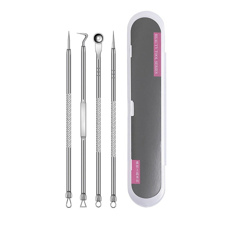 German Ultra-fine No. 5 Cell Pimples Blackhead Clip Tweezers Beauty Salon Special Scraping & Closing Artifact Acne Needle Tools