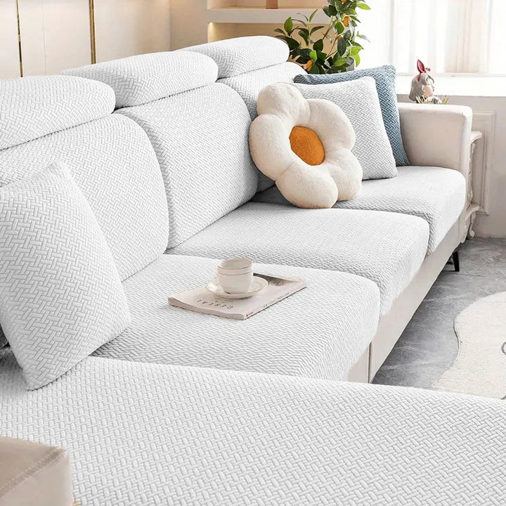 New Jacquard Sofa Seat Cushion Cover For Living Room Stretch Modern Sectional Seat Slipcover L Shape Corner Armchair Sofa Cover