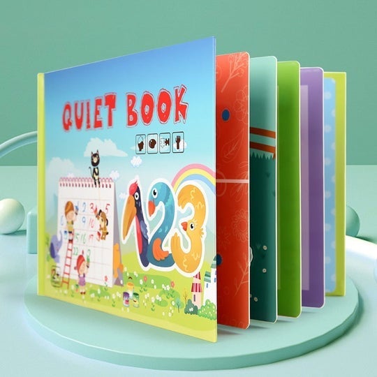 My First Busy Book Montessori Toys Baby Educational Quiet Book Velcro Activity Busy Board Learning Toys For Kids Christmas Gifts
