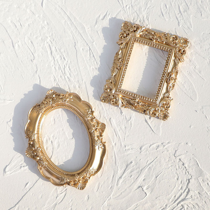 Golden Retro Photo Frame Art Jewelry Decoration Home Decoration