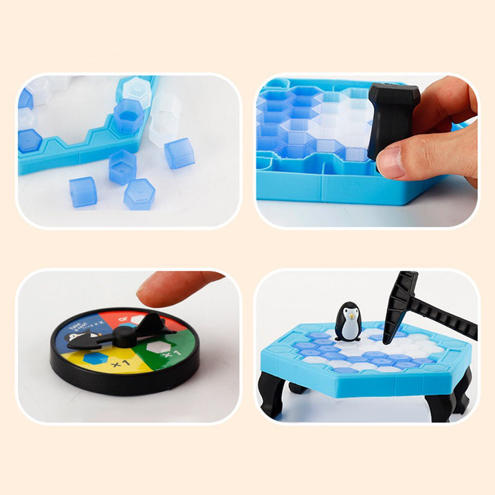 Board Game for Children Save Penguin Trap Ice Break Hammer Block Toy Set Funny Party Table Games Parent Child Interaction