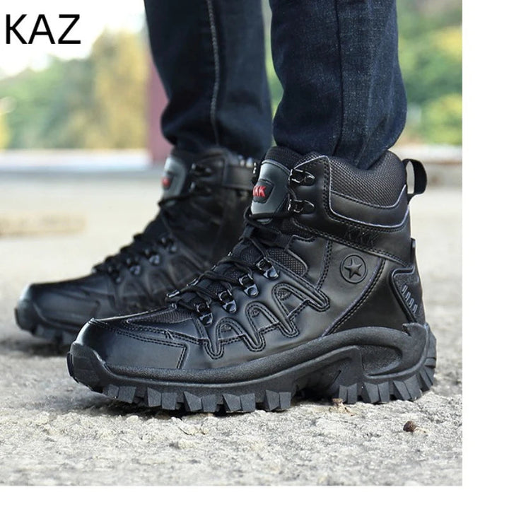 Men's Boots Thick Bottom Comfortable Wear-Resistant Non-slip Fashion Wild Popular Model Spring and Autumn Main Push Large Size