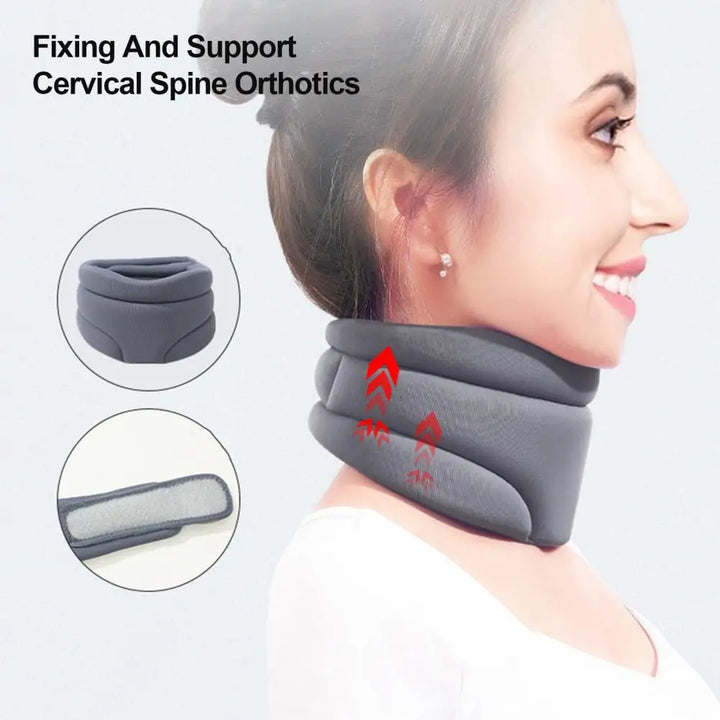 Cervicorrect Neck Support Brace for Women Men Soft Breathable Memory Sponge Neck Guard Collar Pressure Relief Comfortable Fixing