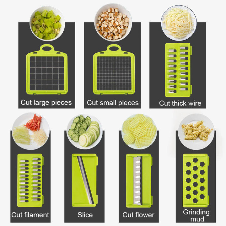 Manual Vegetable Cutter Slicer Kitchen Accessories Multifunctional round Mandoline Slicer Potato Cheese Kitchen Gadgets